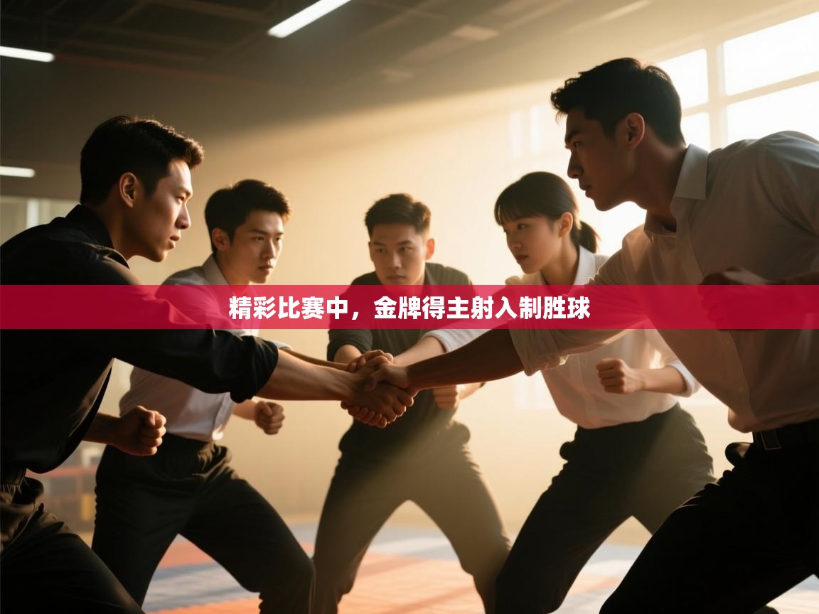 精彩比赛中，金牌得主射入制胜球